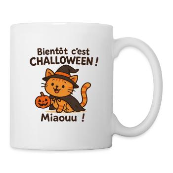 Magical and Fun Halloween Kitten - Mug - white - Right