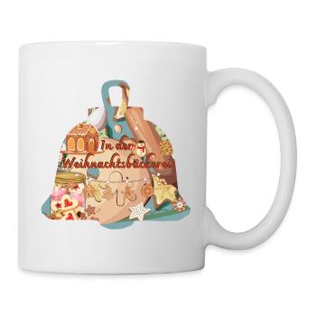 Bell Shape In Christmas Bakery Christmas - Mug - white - Right