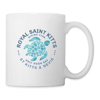 Diving Turtle ROYAL SAINT KITTS - Mug - white - Right