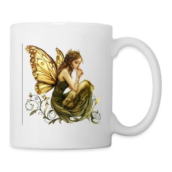 Elven Plant Spells Illustration - Mug - white - Right