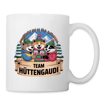 Soirée d’équipe Vacances de ski Ski & Snowboarder Après-ski - Mug blanc - blanc - Droite
