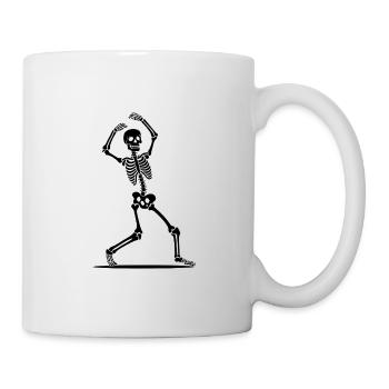 Skeletal Dance Silhouette - Mug - white - Right