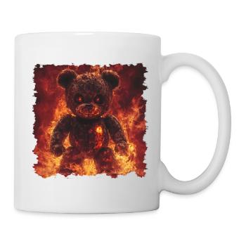 Ours de flamme, mais je ne suis pas un jouet câlin - Mug blanc - blanc - Droite