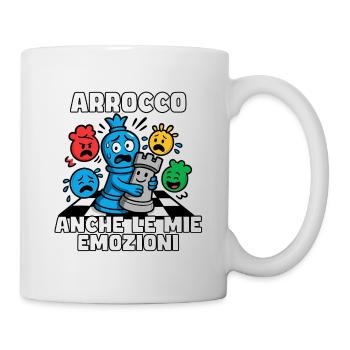 Emergency emotional castling - Mug - white - Right