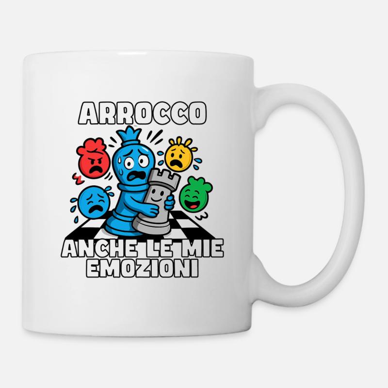Emergency emotional castling - Mug - white
