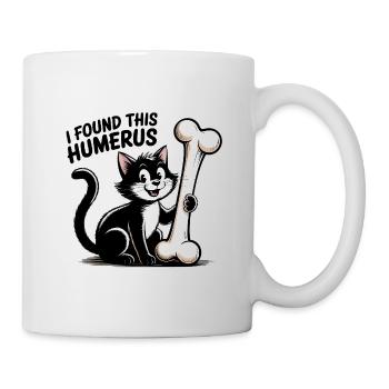 I found the humerous - Cat Lover Design - Mug - white - Right