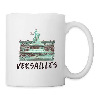 Berühmter Barockbrunnen von Versailles - Tasse - Weiß - Rechts