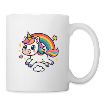 Colorful Unicorn Rainbow - Mug - white - Right