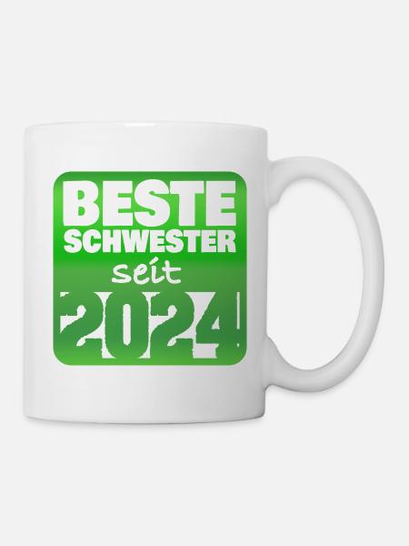 Geschwister 2024 - Tasse - Weiß