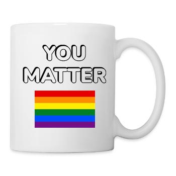 You Matter Pride Flag - Mug - white - Right