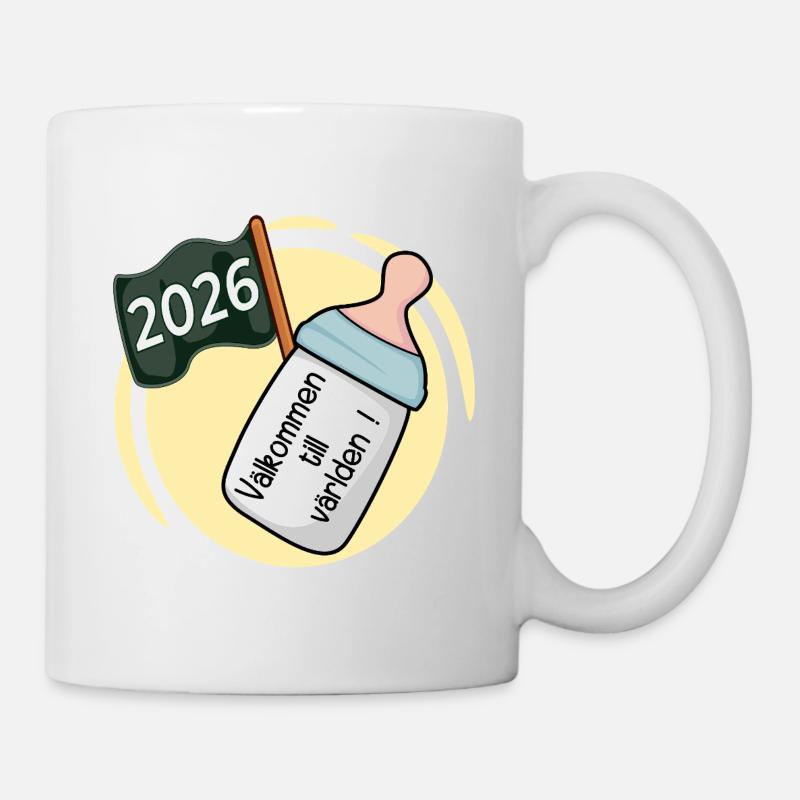 Bienvenue dans le monde 2026 - Mug blanc - blanc