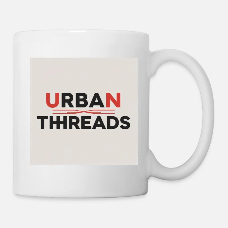 Urban Threads Logo Druck - Tasse - Weiß