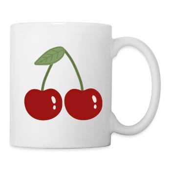 Twin Cherry Illustration - Mug - white - Right