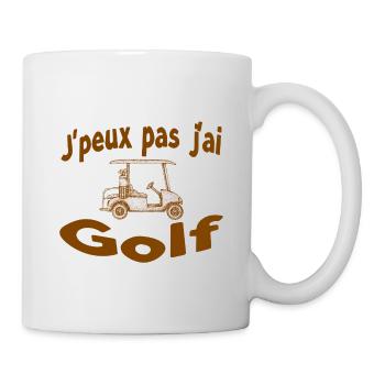 I can't I have Golf - Mug - white - Right