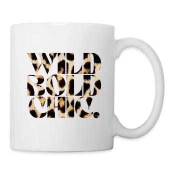 Wild Bold Chic Typography - Mug - white - Right