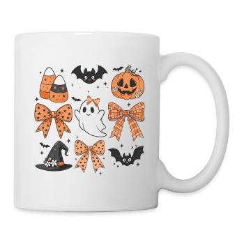 Halloween gruselig - Tasse - Weiß - Rechts