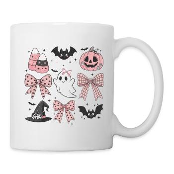 Halloween gruselig - Tasse - Weiß - Rechts