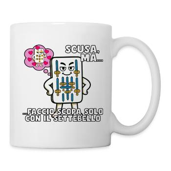 I uniquement avec le settebello - Mug blanc - blanc - Droite
