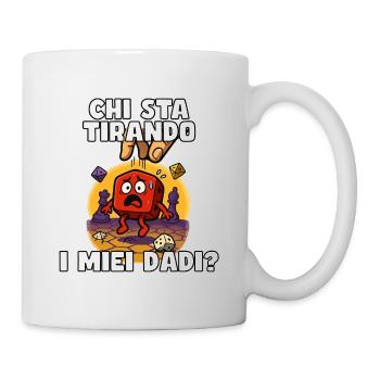 Qui lance mes dés ? Aide. - Mug blanc - blanc - Droite