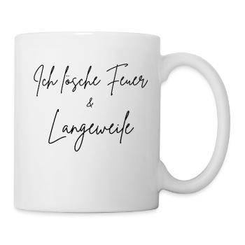I extinguish fire & boredom - Mug - white - Right
