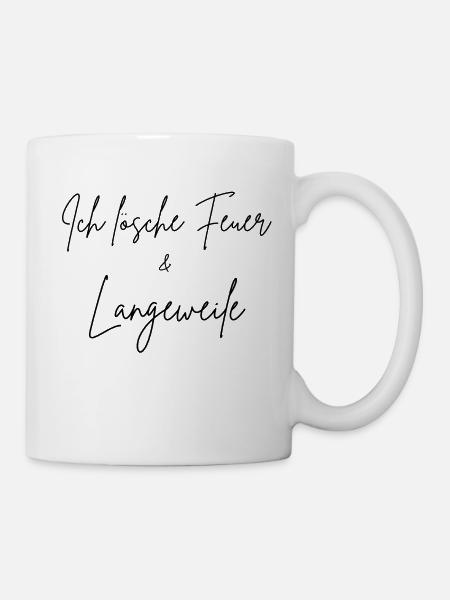 I extinguish fire & boredom - Mug - white