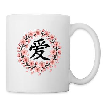 Love in the Cherry Blossom Circle - Mug - white - Right