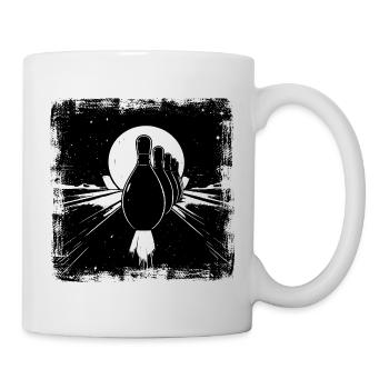 Bowling - Tasse - Weiß - Rechts