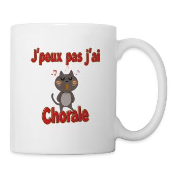 Choral Chat: I Can't I Have Choir - Mug - white - Right