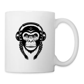Chemise Club Monkey Head Midnight Groove Edition - Mug blanc - blanc - Droite