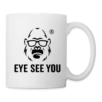 Gorilla with sunglasses Evil SeeV - Mug - white - Right