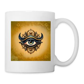 Œil mécanique stellaire - Mug blanc - blanc - Droite