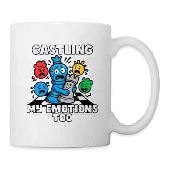 Que je roque aussi mes émotions - Mug blanc - blanc - Droite