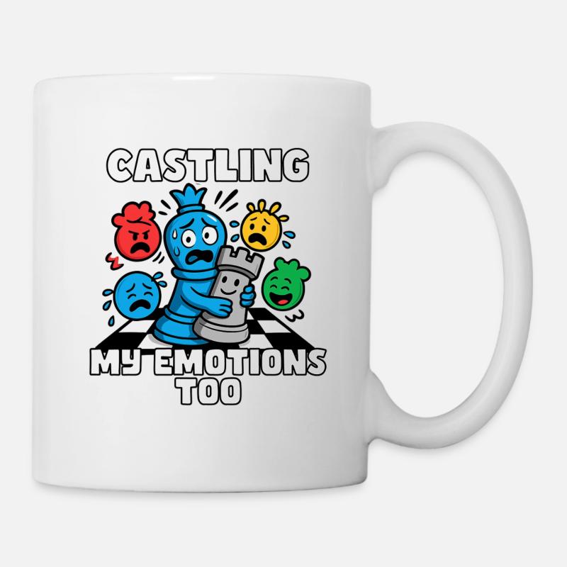 Auch meine Gefühle rochade - Tasse - Weiß