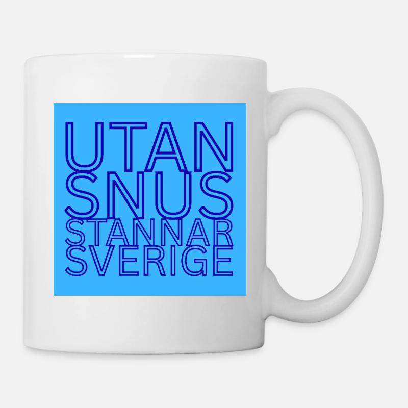 Sans snus, la Suède s’arrêtera - Mug blanc - blanc