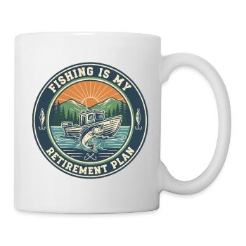 Fishing Retirement Plan Quote - Mug - white - Right
