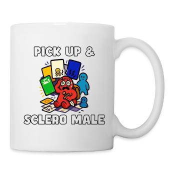 Pick Up & Sclero Männlich - Tasse - Weiß - Rechts