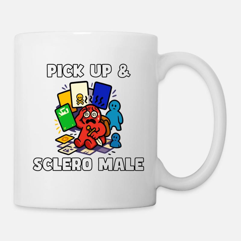 Pick Up & Sclero Mâle - Mug blanc - blanc