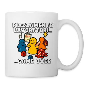 Worker-Placement: Ende des Spiels - Tasse - Weiß - Rechts