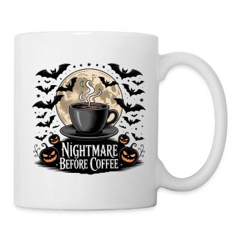 Albtraum vor dem Kaffee - Tasse - Weiß - Rechts