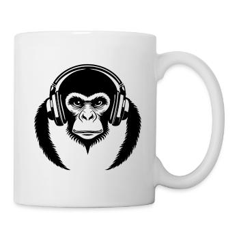 Motion Affenkopf Dynamic Line Edition Shirt - Tasse - Weiß - Rechts