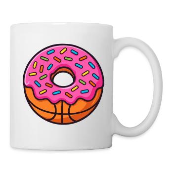 Drôle Basketball Nourriture Humour - Mug blanc - blanc - Droite