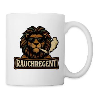 Reggae Lion with Sunglasses - Mug - white - Right