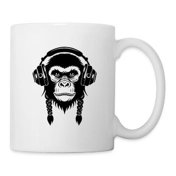 Electric Monkey Head Rave Edition Shirt - Mug - white - Right