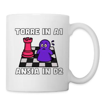 Tour en A1, Anxiété en D2 - Mug blanc - blanc - Droite