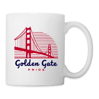 Golden Gate Bridge San Francisco - Mug - white - Right