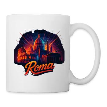 Rome Roma Capital Italy Silhouette Gift - Mug - white - Right