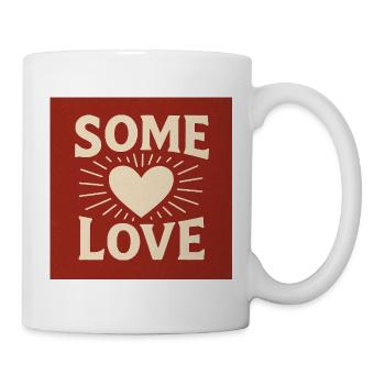 ❤️ Certains aiment le design – Amour, inspiration et rétro - Mug blanc - blanc - Droite