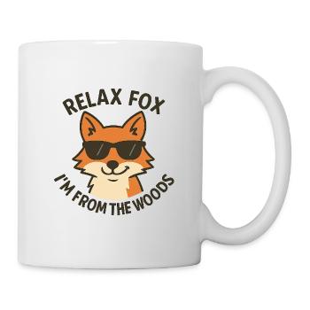 Relax Fox aus den Wäldern - Tasse - Weiß - Rechts