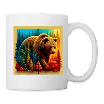 ours - Mug blanc - blanc - Droite