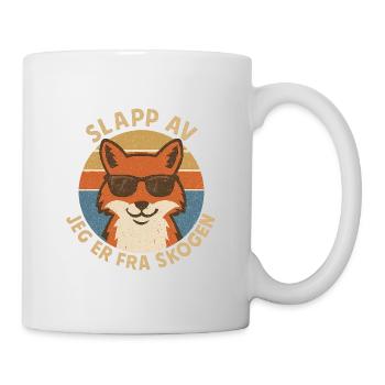 Entspann dich, Fuchs - Tasse - Weiß - Rechts